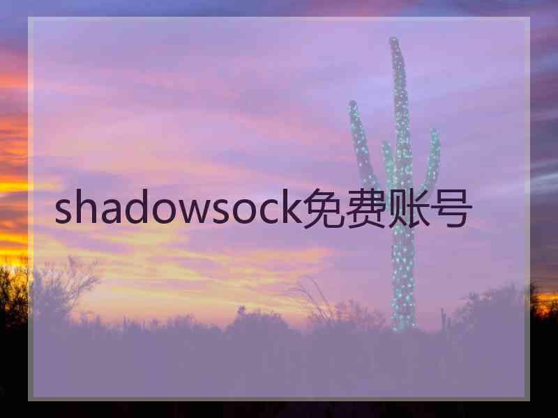 shadowsock免费账号