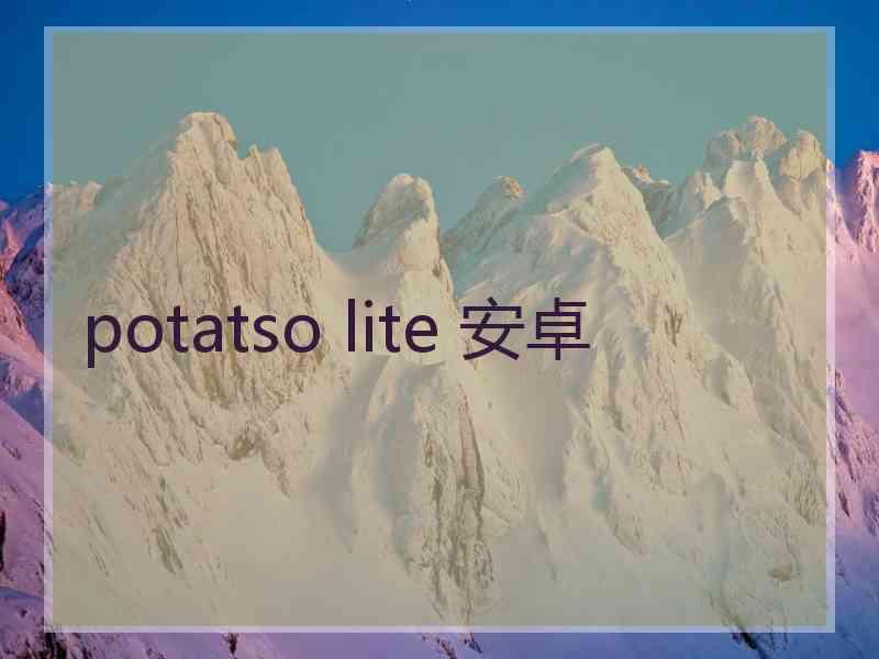 potatso lite 安卓