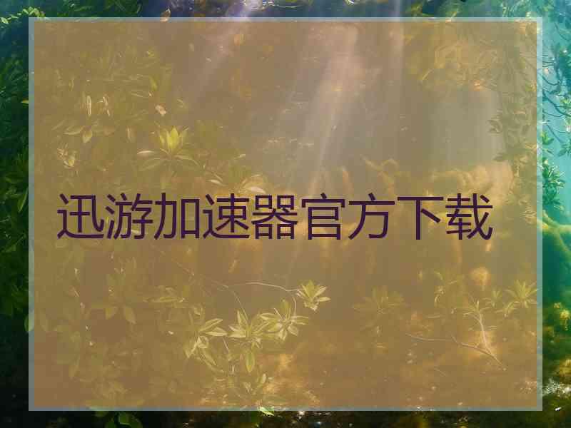 迅游加速器官方下载