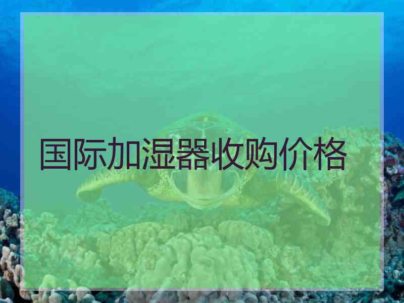 国际加湿器收购价格