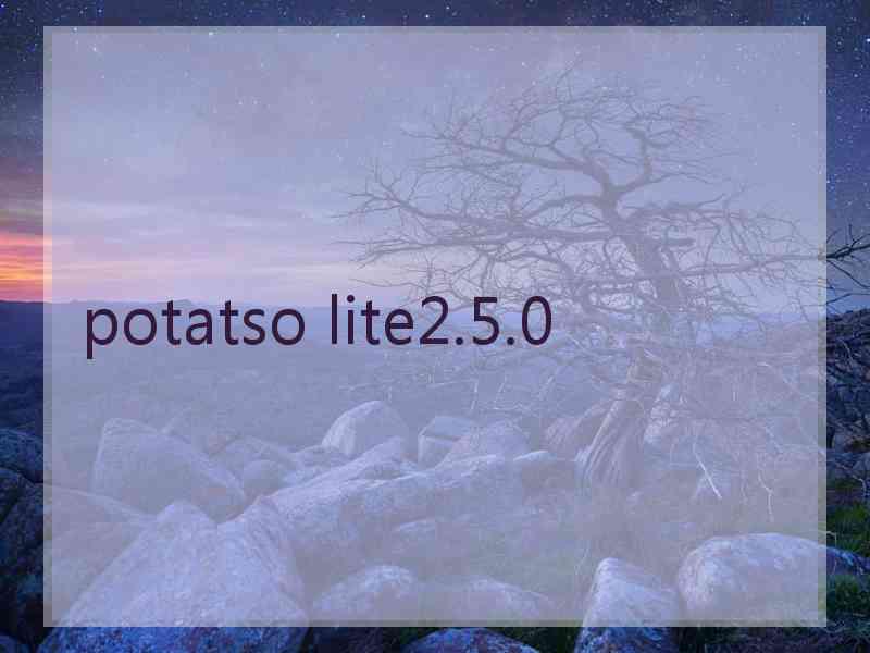 potatso lite2.5.0