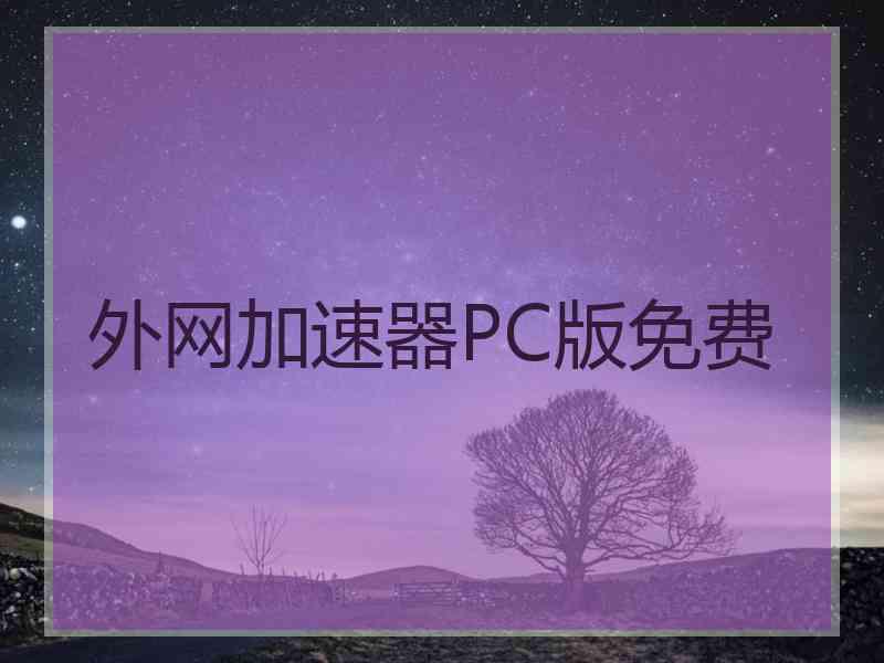 外网加速器PC版免费