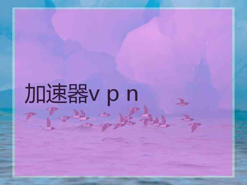 加速器v p n