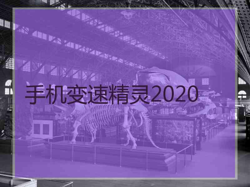 手机变速精灵2020