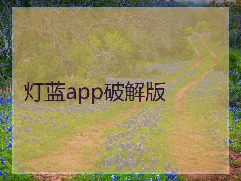 灯蓝app破解版