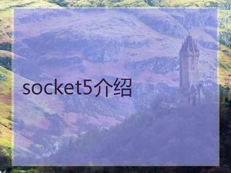 socket5介绍