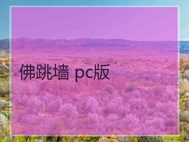 佛跳墙 pc版