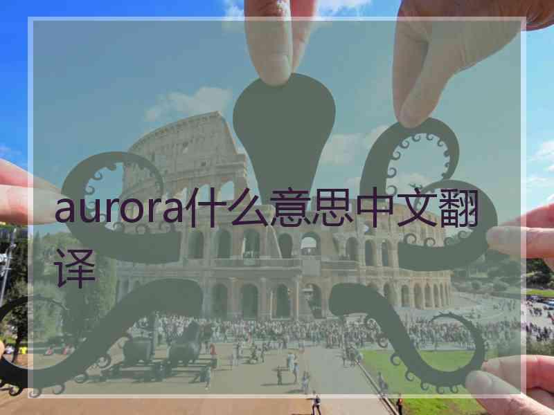 aurora什么意思中文翻译