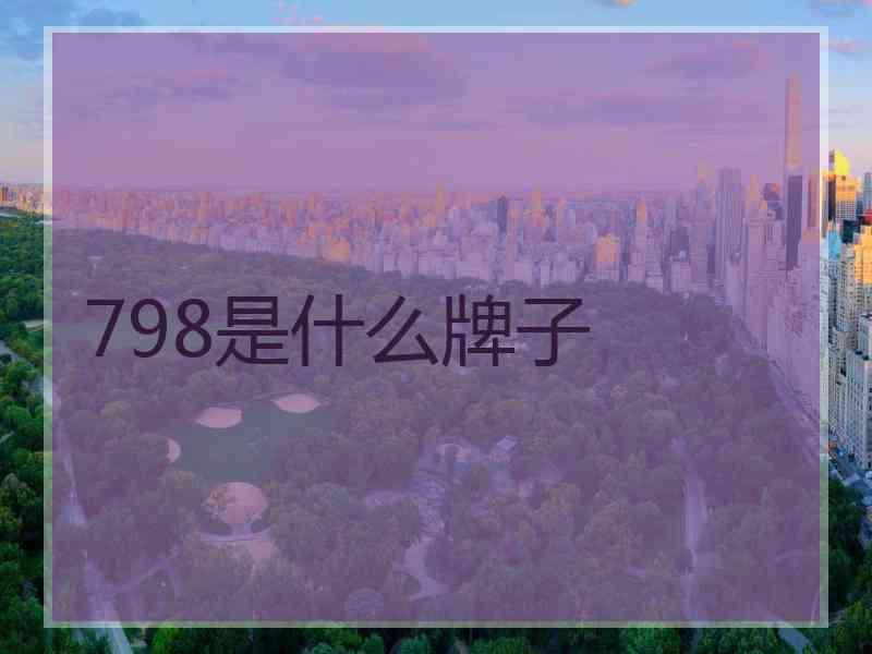 798是什么牌子