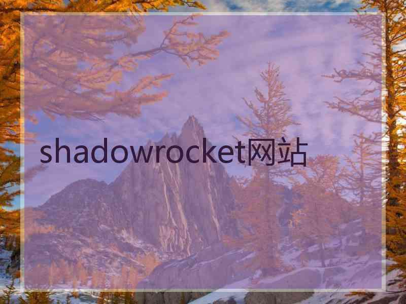 shadowrocket网站