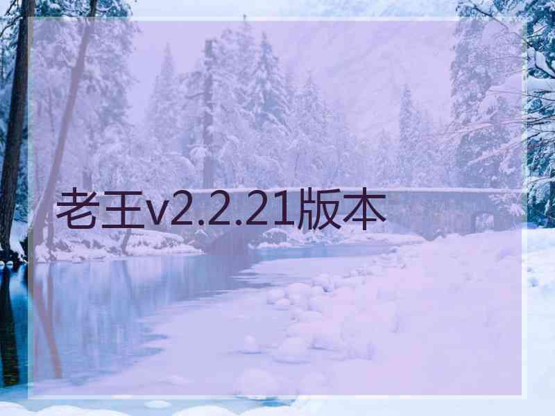 老王v2.2.21版本