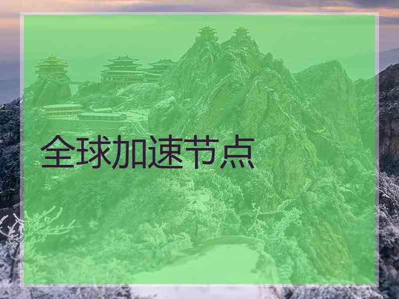 全球加速节点