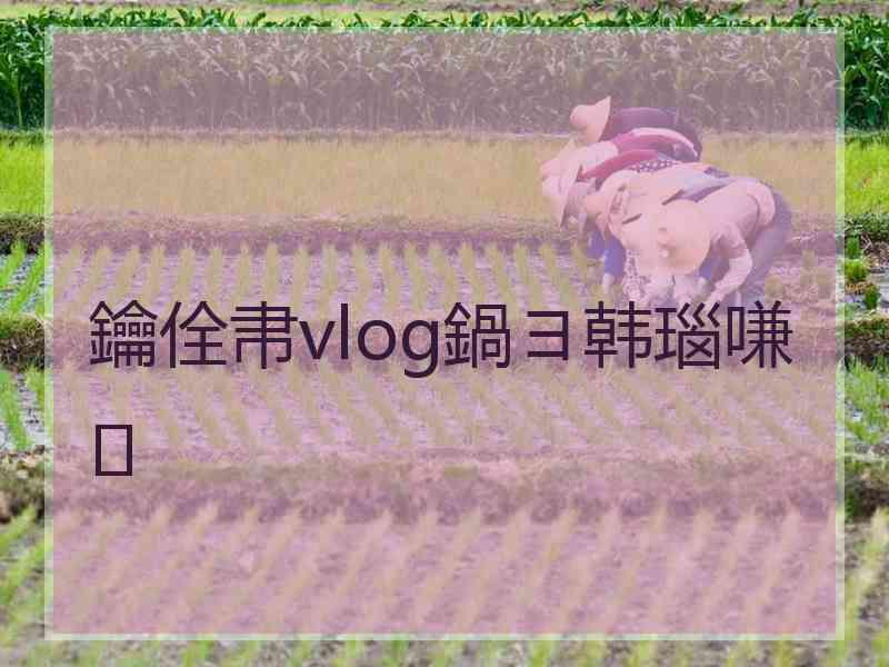 鑰佺帇vlog鍋ヨ韩瑙嗛