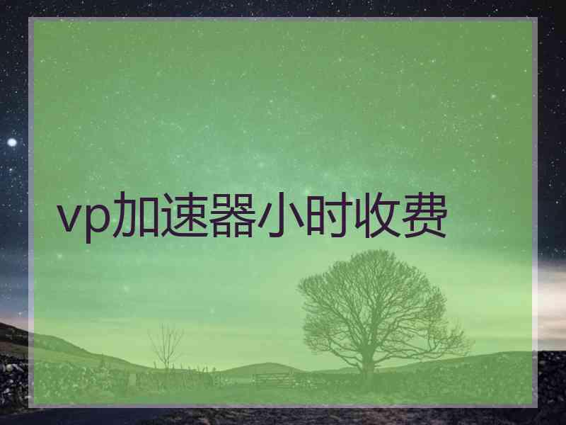 vp加速器小时收费